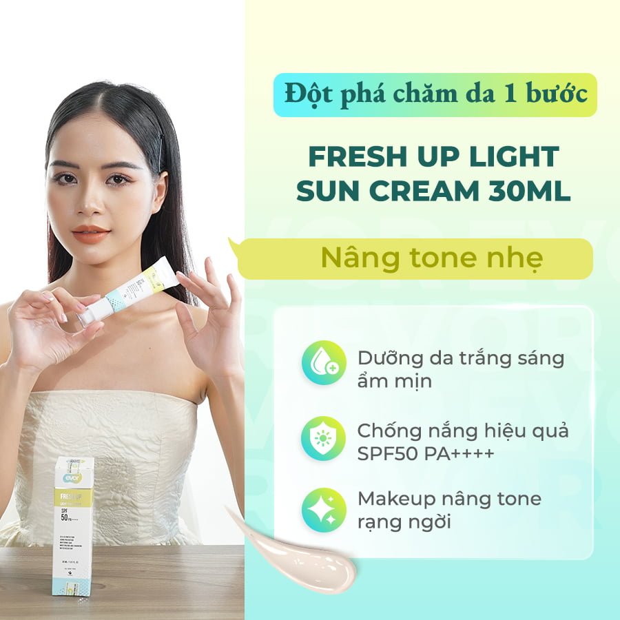 Everyday Beauty Care Fresh Up Light Sun Cream - Kem chống nắng dưỡng da nâng tone 3in1