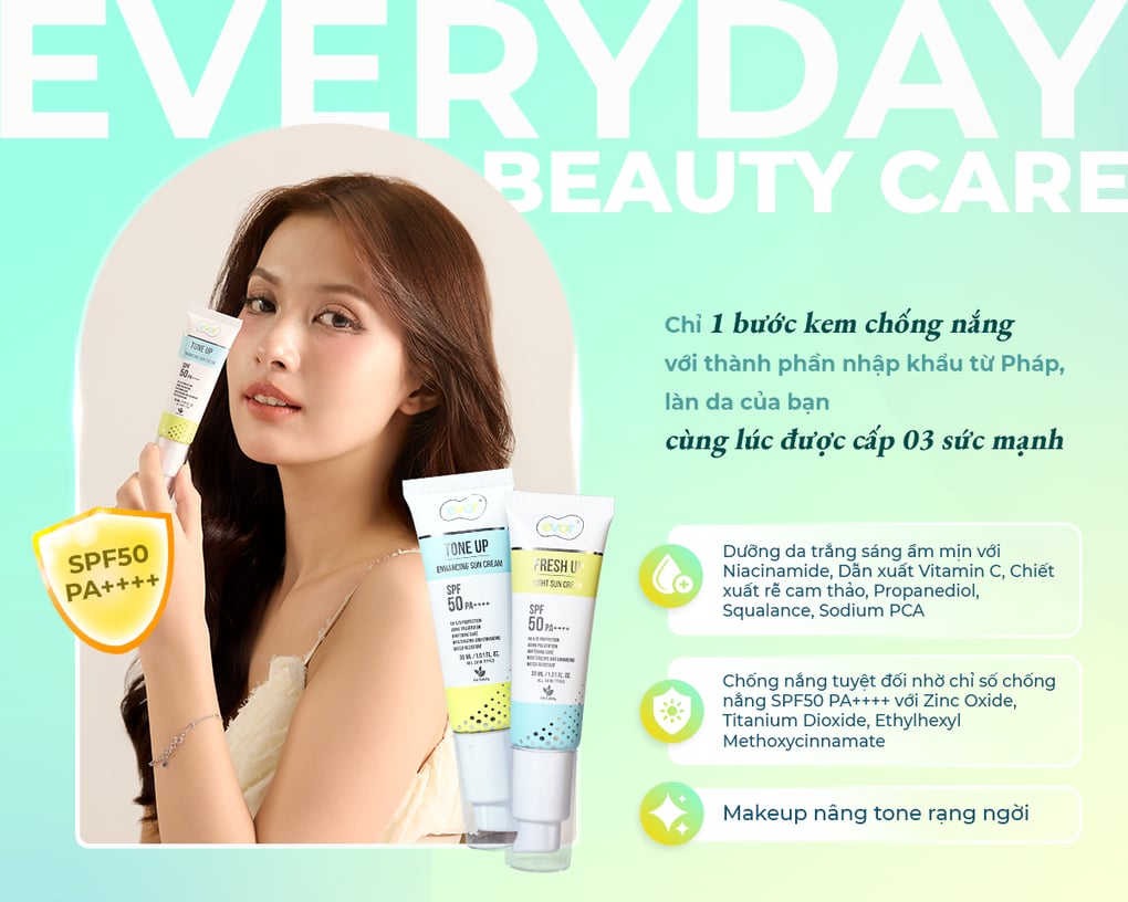 Everyday-Beauty-Care-Kem-Chống-Nắng-Dưỡng-Da-Nâng-Tone-3in1-EVOR