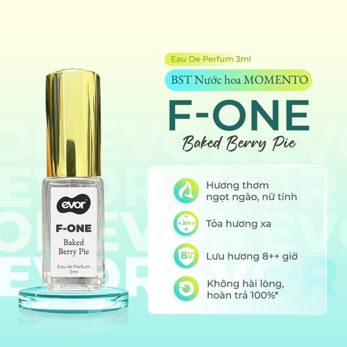 f-one 3ml perfume nước hoa evor momento