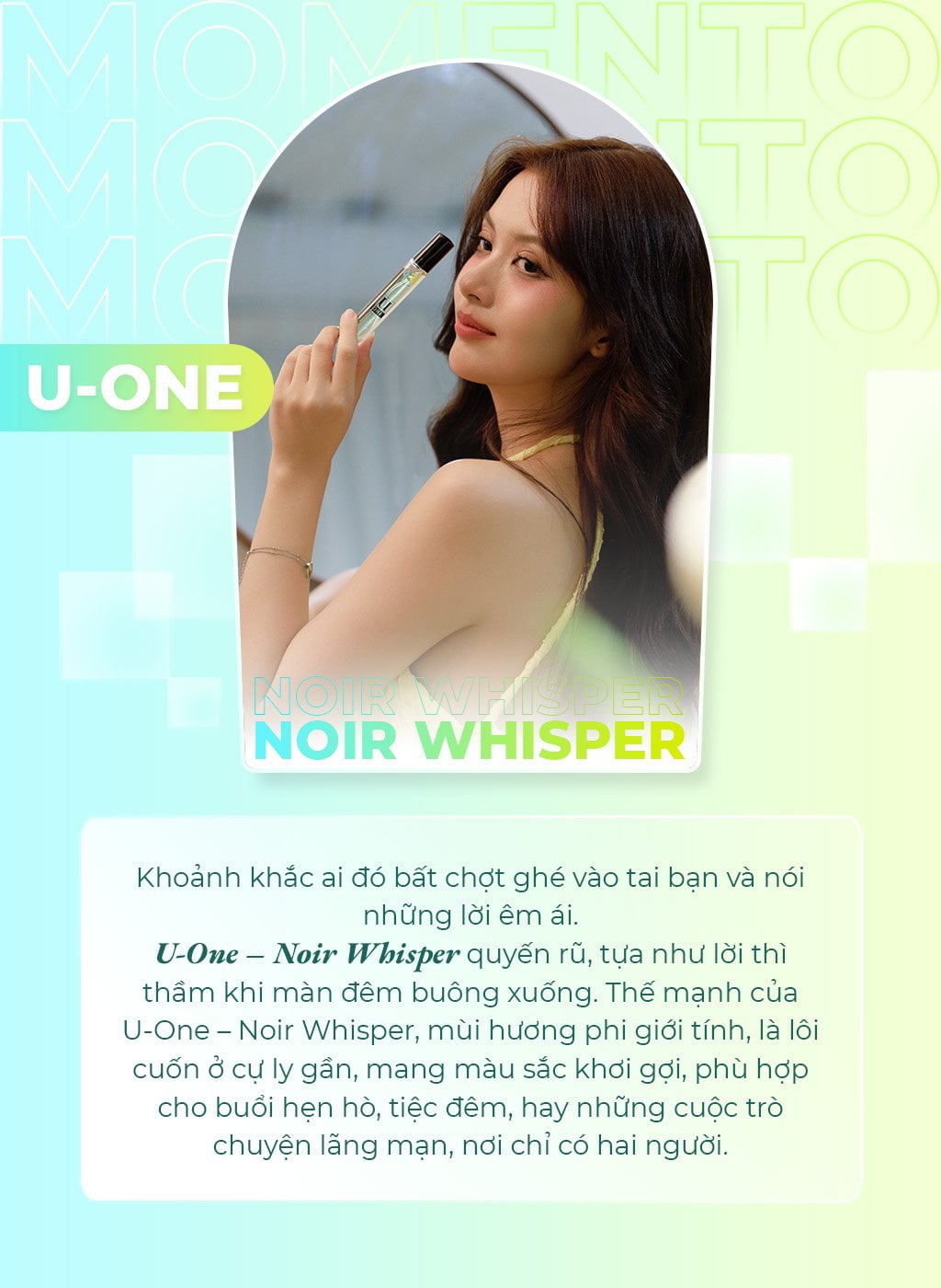 u-one perfume nước hoa evor momento tầng hương