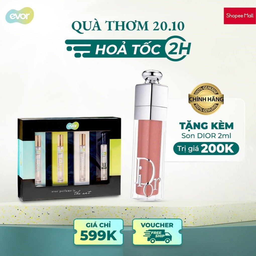 quà tặng nước hoa evor momento